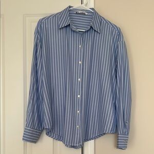 Zara Flowy Button Shirt, XS